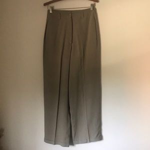Vintage light kahki wide pants